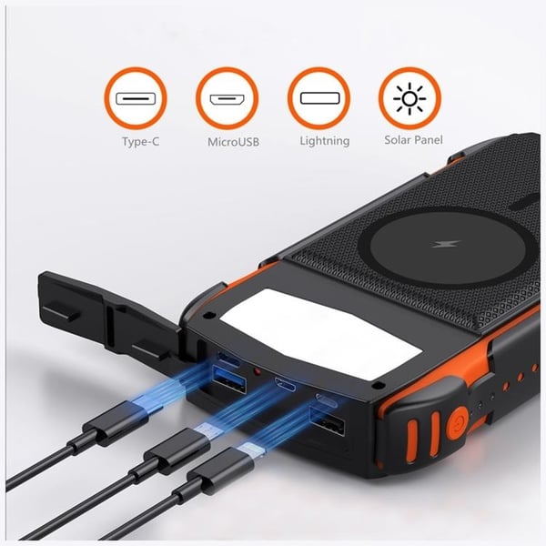 4smarts MagSafe Sol-PowerBank 20000mAh TitanPack Rugged - Svart