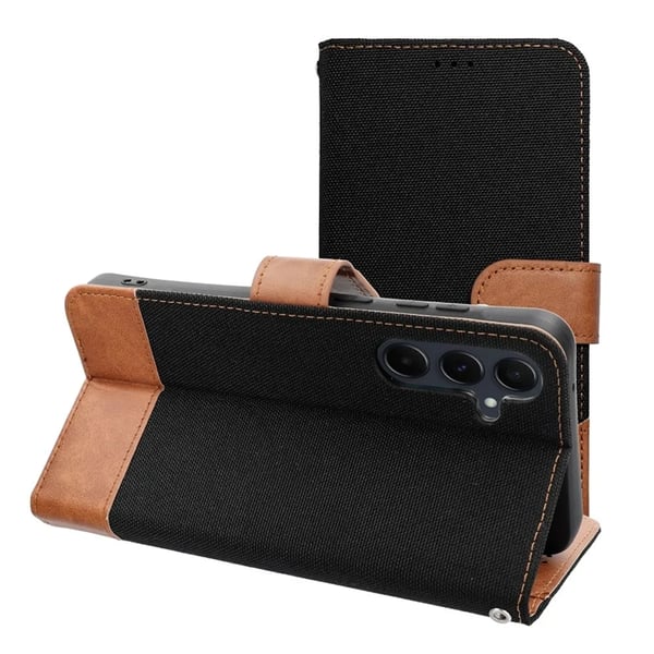 Galaxy A36 5G Plånboksfodral Jeans - Svart