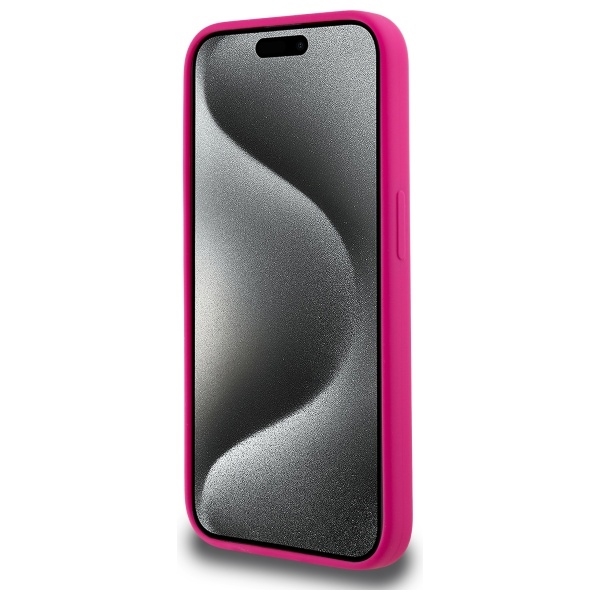 Karl Lagerfeld Telefontaske til iPhone 15 Pro MagSafe Silicone Karl Head Print