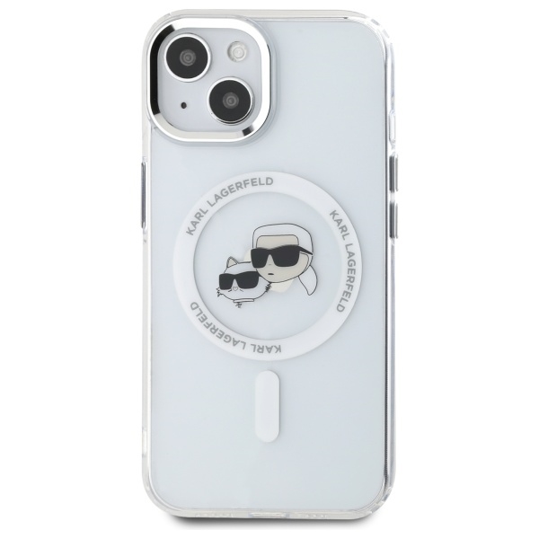 Karl Lagerfeld Telefontaske til iPhone 15 MagSafe IML Karl&Choupette