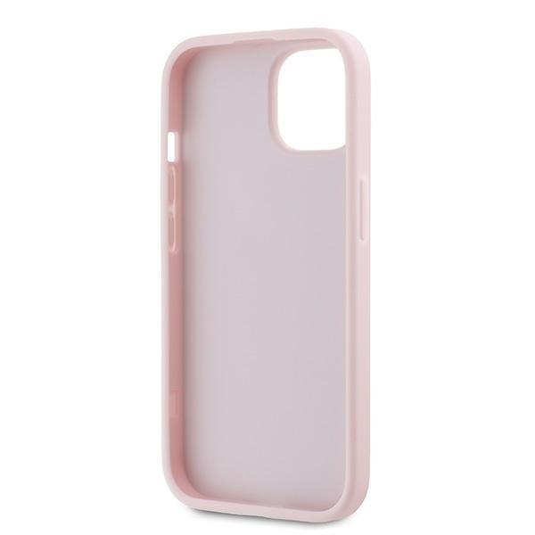 Karl Lagerfeld Mobilskal till iPhone 15/14/13 Quilted Script - Rosa