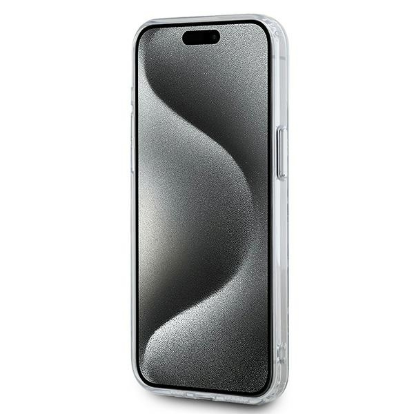 Karl Lagerfeld Mobilskal till iPhone 15 Pro MagSafe IML Monogram - Transparent