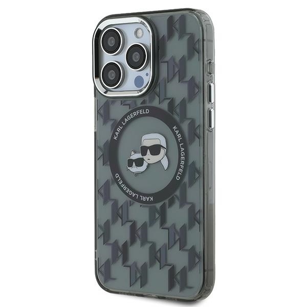Karl Lagerfeld Mobilskal till iPhone 15 Pro Max MagSafe IML Monogram - Svart