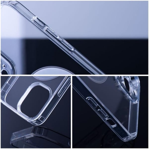 Mobilskal till Galaxy S25 Magsafe Clear - Glitter Transparent