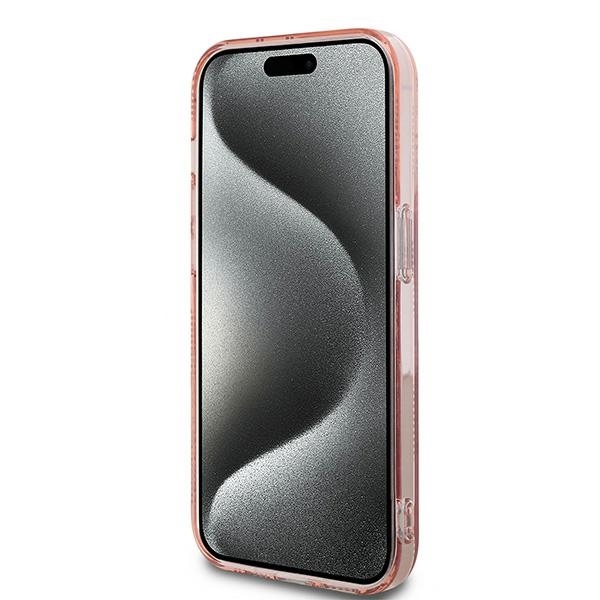 Karl Lagerfeld Mobilskal till iPhone 14 Pro IML Choupette Head - Rosa