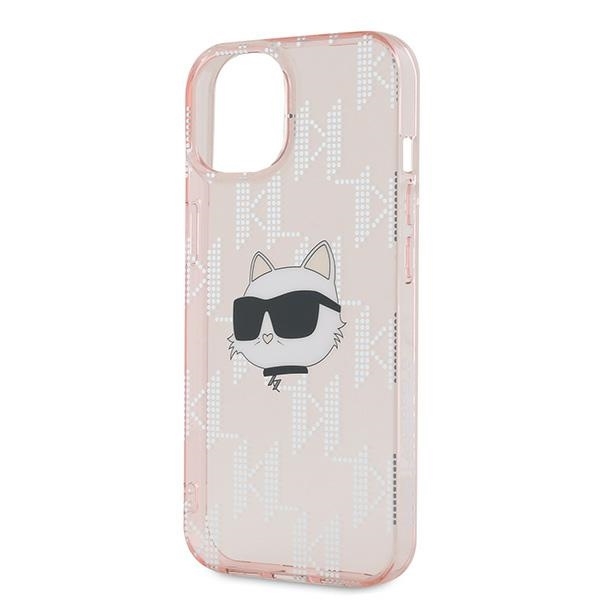 Karl Lagerfeld Mobilskal till iPhone 13 IML Choupette Head - Rosa