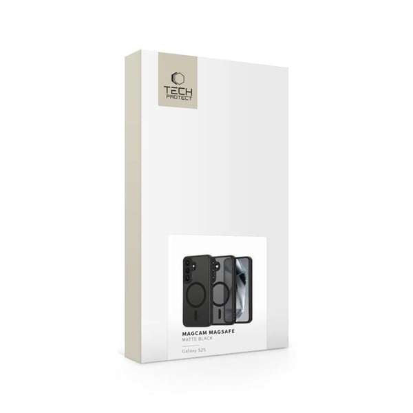 Tech-Protect Telefontaske til Galaxy S25 Magsafe Magcam - Mat Sort