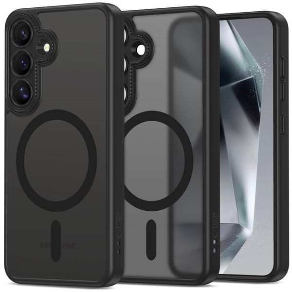Tech-Protect Telefontaske til Galaxy S25 Magsafe Magcam - Mat Sort