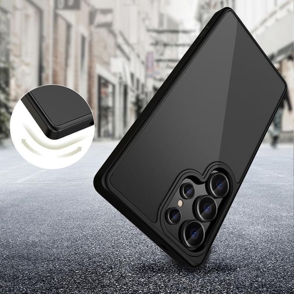 Tech-Protect matkapuhelimen kuori Galaxy S25 Ultra Magmat - mattamusta