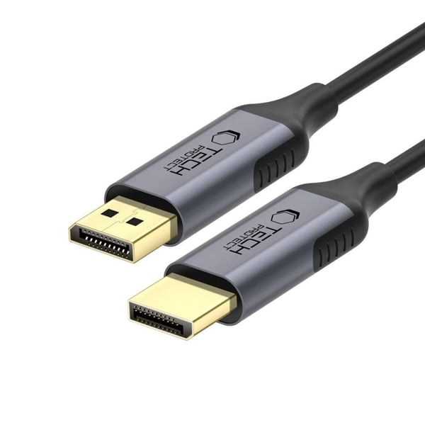Tech-Protect Displayport til Displayport-kabel 1.4 4k 60hz 200cm Ultraboost