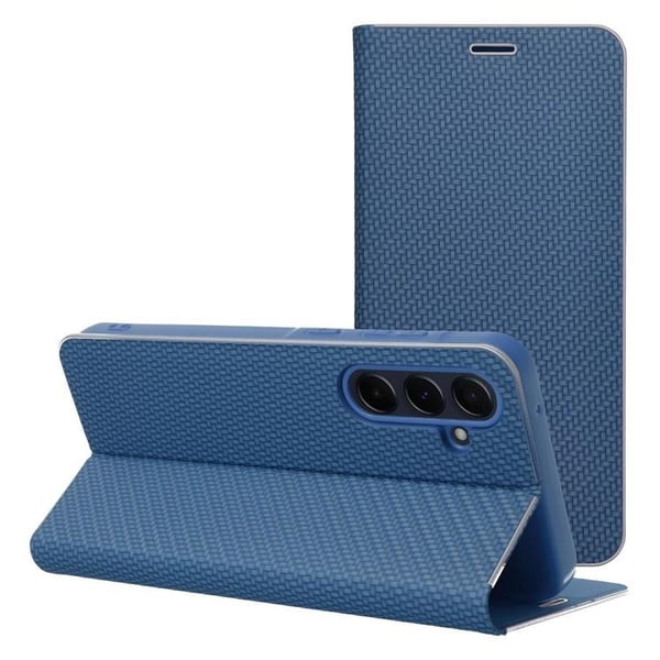 Galaxy A26 5G Plånboksfodral Luna Carbon - Blå