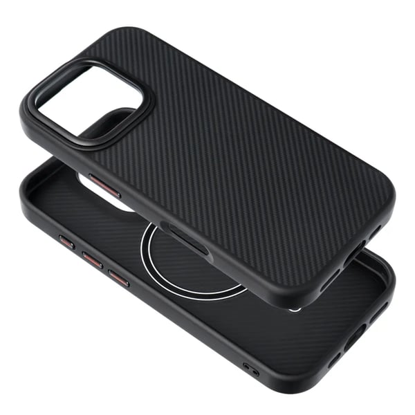 Mobilskal till iPhone 15 Magsafe Carbon Elite - Svart