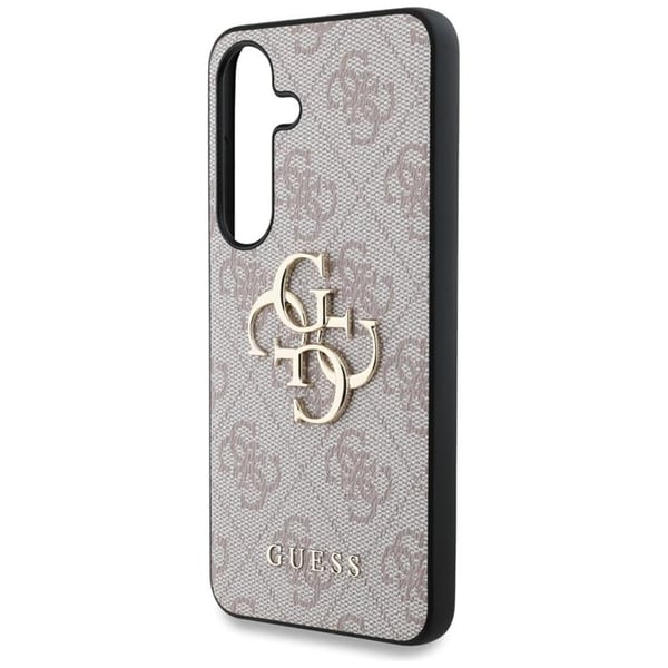 Guess Mobilskal till Galaxy S25 Big 4G Logo Classic - Rosa