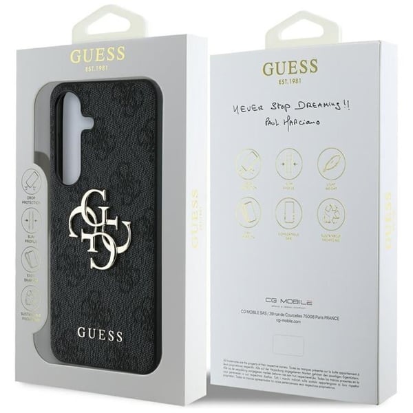 Guess Mobilskal till Galaxy S25 Big 4G Logo Classic - Svart