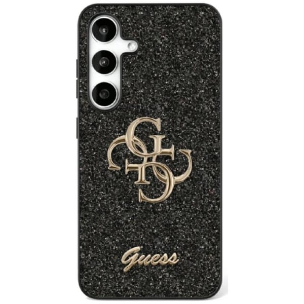 Guess Mobilskal till Galaxy S25 Ultra Fixed Glitter Big 4G Metal Logo - Svart