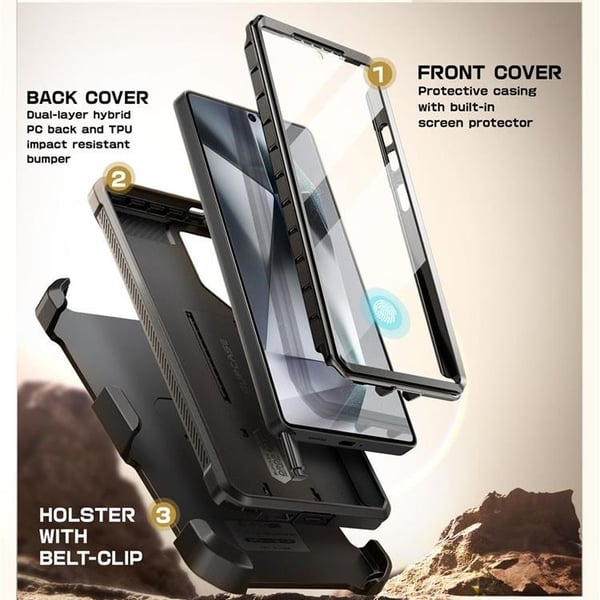 SupCase Mobilskal till Galaxy S25 Ultra Unicorn Beetle Pro 2-Set