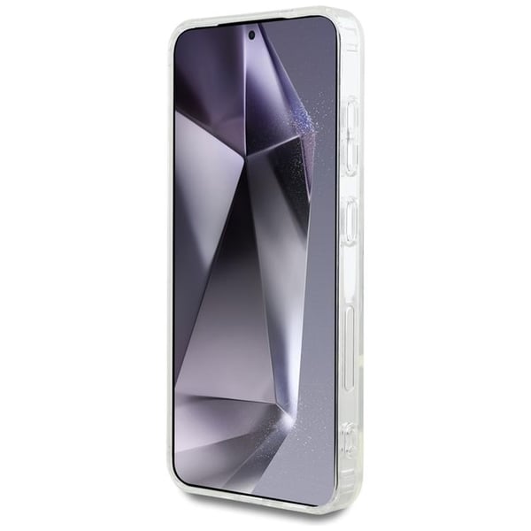 Karl Lagerfeld Mobilskal till Galaxy S25 Rhinestones Karl Head Logo Transparent