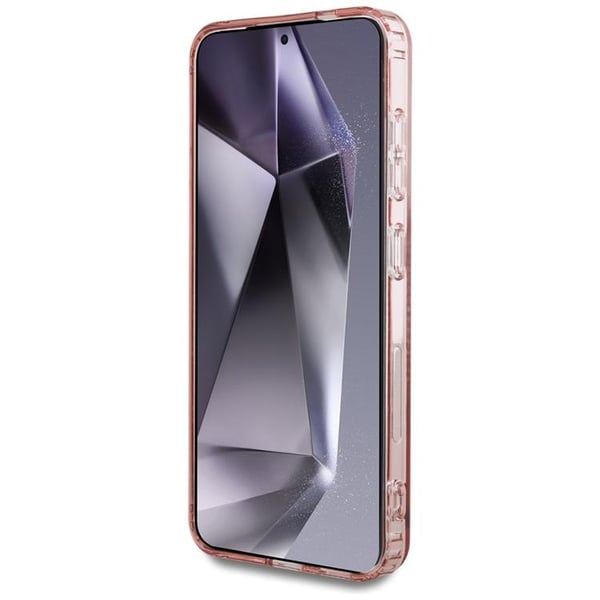 Karl Lagerfeld Mobilskal till Galaxy S25 Rhinestones Karl Head Logo - Rosa