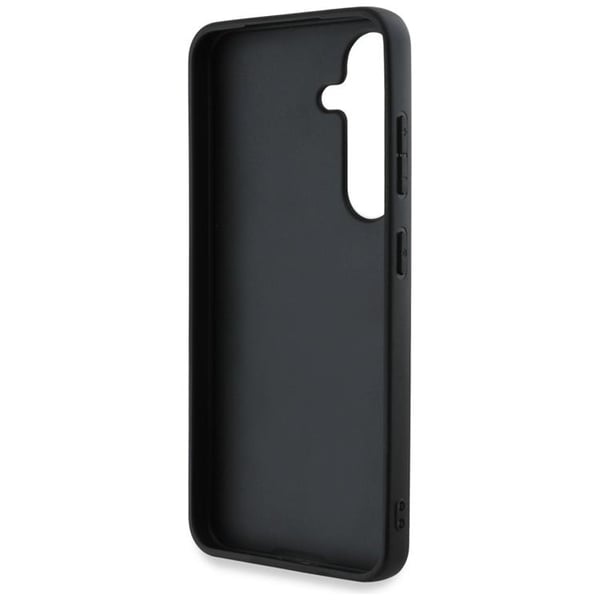 Karl Lagerfeld Mobilskal till Galaxy S25 Läder Monogram Choupette Head - Svart