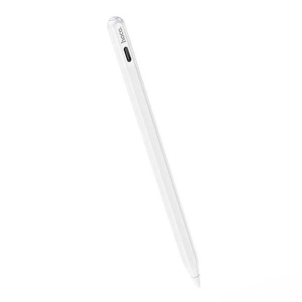 Hoco Aktiv Kapacitiv Stylus Pen med Anti-lost Funktion 130 mAh - Hvid