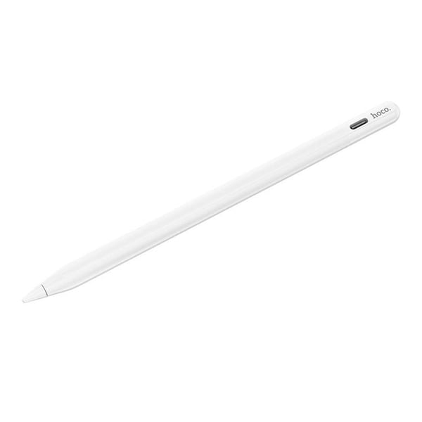 Hoco Aktiv Kapacitiv Stylus Pen med Anti-lost Funktion 130 mAh - Hvid