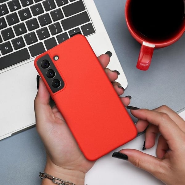 Mobilskal till Galaxy A36 5G Silikon - Peach
