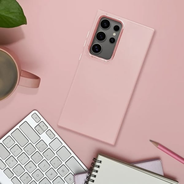 Telefontaske til Xiaomi Redmi Note 14 5G Ramme - Lyserød