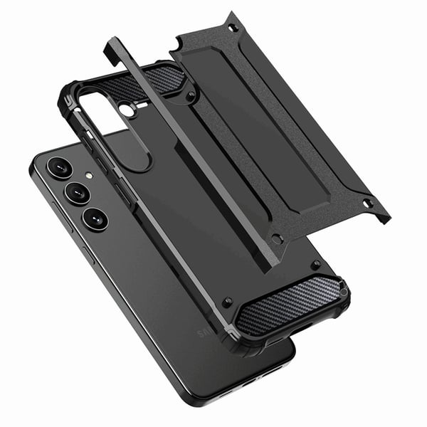 Telefontaske til Galaxy S25 Hybrid Armor - Blå