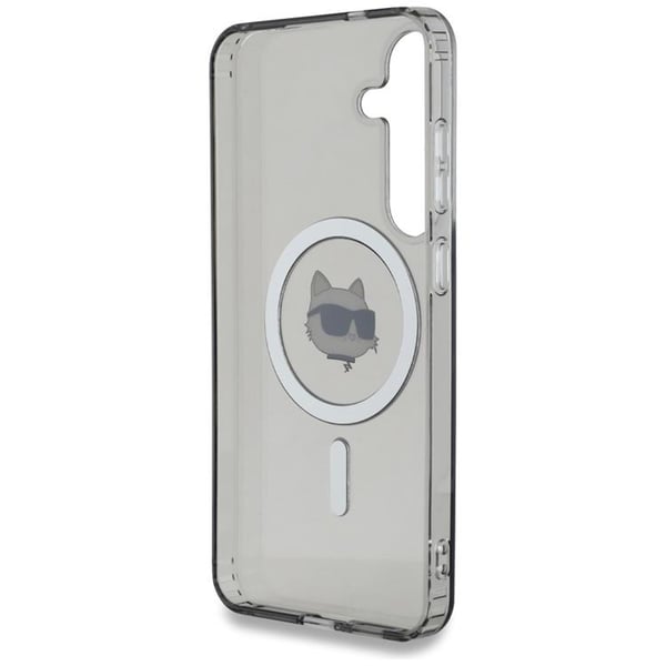 Karl Lagerfeld Mobilskal till Galaxy S25 MagSafe Choupette Printed Logo - Svart
