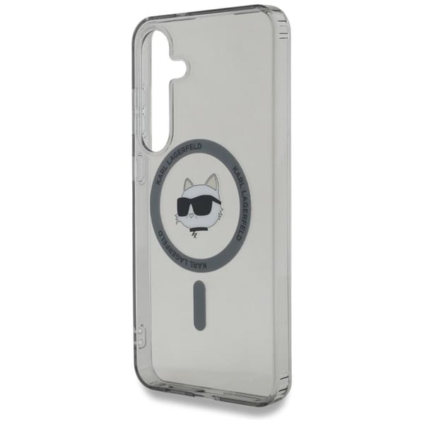 Karl Lagerfeld Mobilskal till Galaxy S25 MagSafe Choupette Printed Logo - Svart