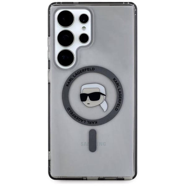 Karl Lagerfeld Mobilskal till Galaxy S25 Ultra MagSafe Karl Printed Logo - Svart