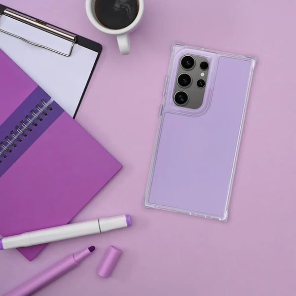 Mobilskal till Xiaomi Redmi Note 14 4G/5G Matrix - Ljuslila