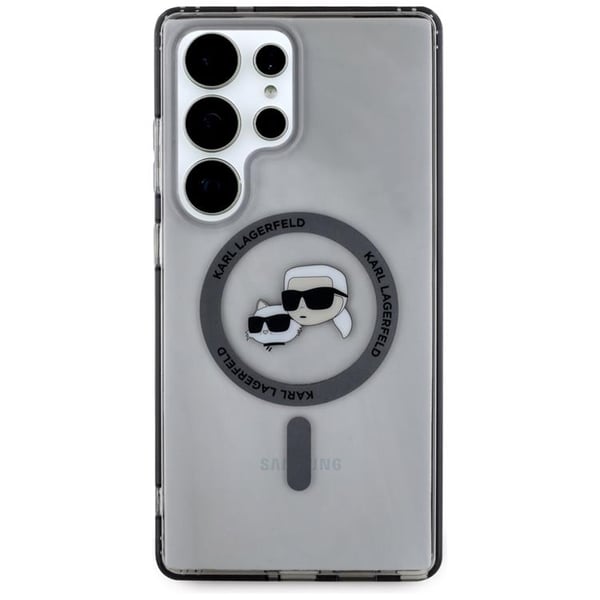Karl Lagerfeld Mobilskal till Galaxy S25 Ultra MagSafe Karl Choupette Logo Svart