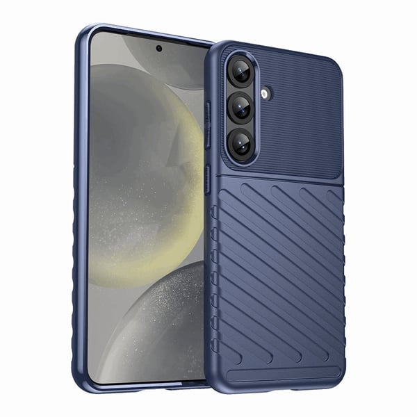 Mobilskal till Galaxy S25 Thunder Armored - Blå