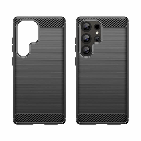 Mobilskal till Galaxy S25 Ultra Carbon Flexible - Svart