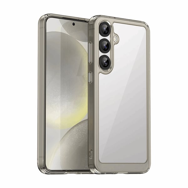 Mobilskal till Galaxy S25 Plus Outer Space med Ram - Transparent/Svart