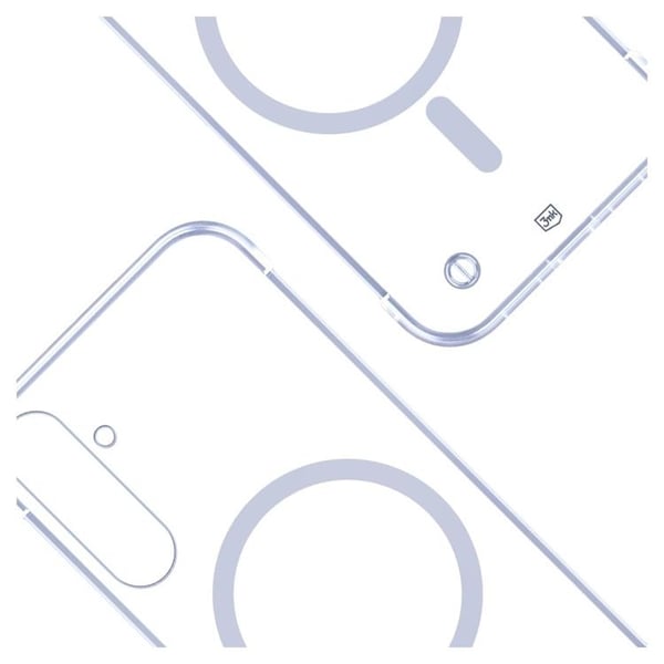 3MK Mobilskal till Galaxy S25 Plus MagSafe Just20g - Clear