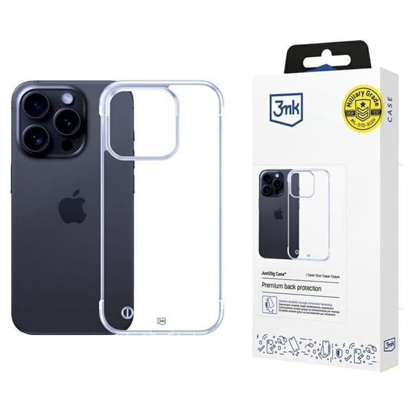 3MK Telefontaske til iPhone 14 Pro Max Just20G - Klar