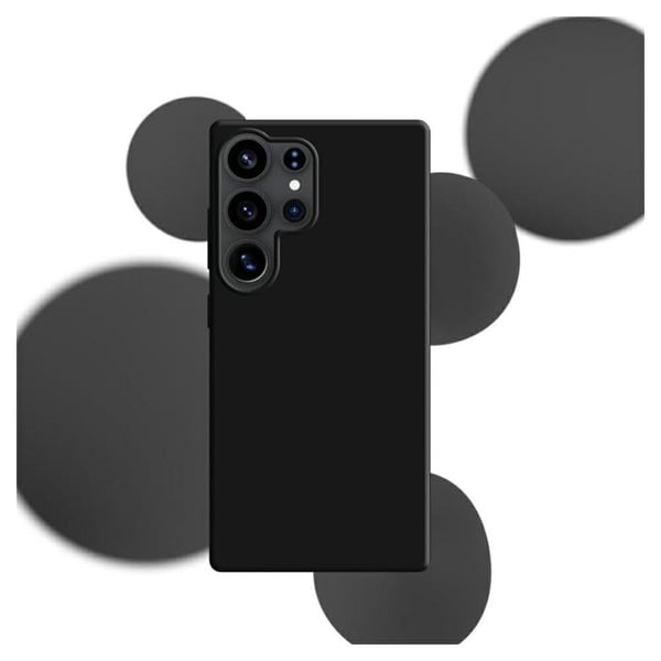 3MK Telefontaske til Galaxy S25 Ultra Silikone - Sort