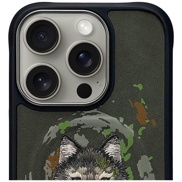 Nimmy Mobilskal till iPhone 16 Pro Max MagSafe Wolf - Mörkgrå