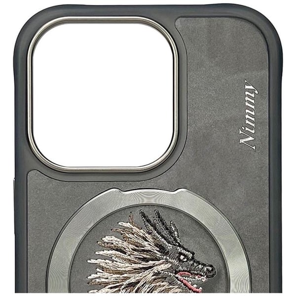 Nimmy Mobilcover til iPhone 16 Pro MagSafe Dragon - Grå
