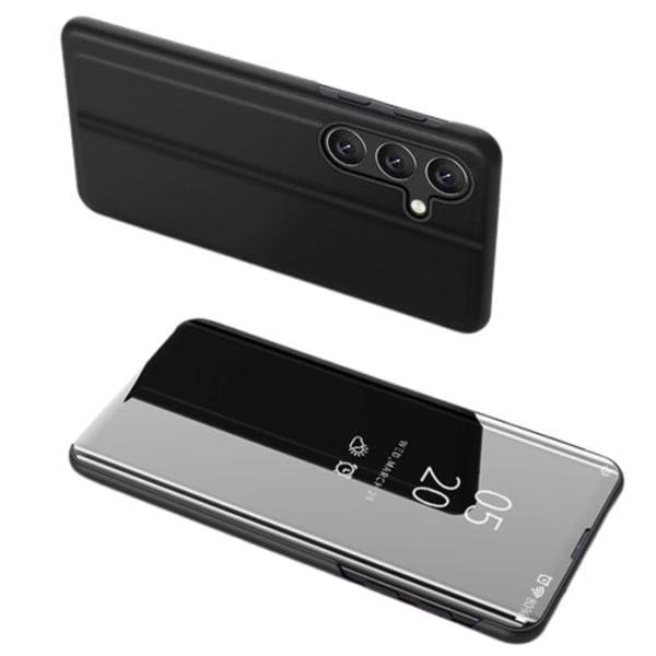 Galaxy S25 Plus Fodral Clear View - Svart