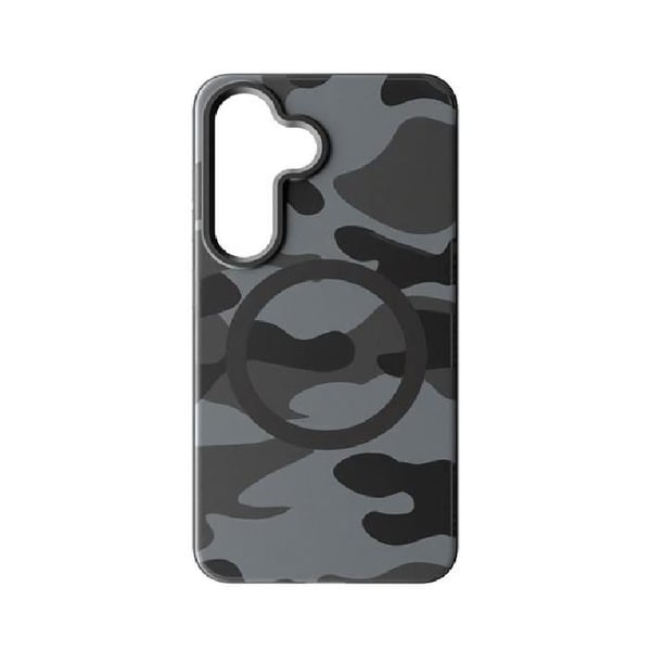 Forcell Telefontaske til Galaxy S25 Plus Magsafe Levels - Sort Camo