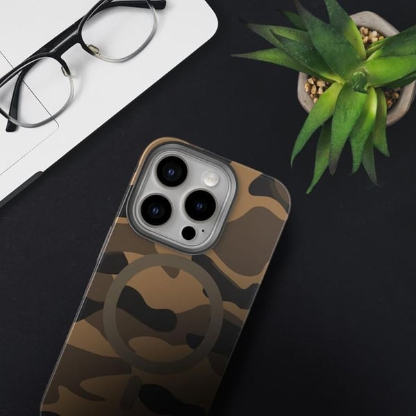 Forcell Mobilskal till Galaxy S25 Ultra Magsafe Levels - Desert Camo