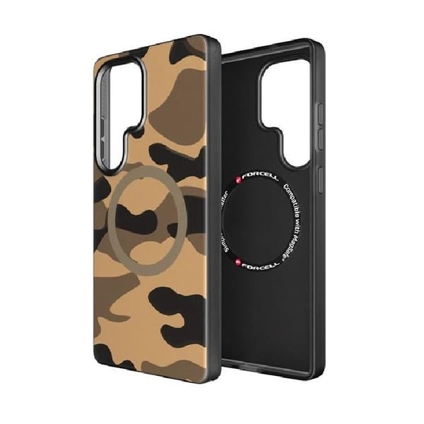 Forcell Mobilskal till Galaxy S25 Ultra Magsafe Levels - Desert Camo