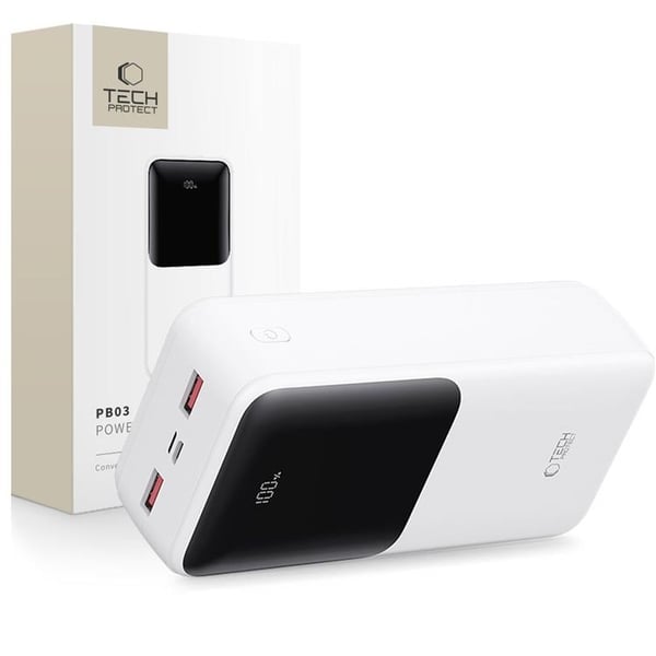Tech-Protect Powerbank 30000mAh 22.5W - Vit