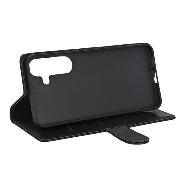 Gear Galaxy S25 Plus Lompakkokotelo 3 Korttipaikkaa Kierrätetty - Musta