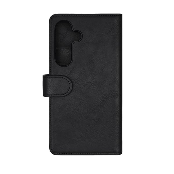 Gear Galaxy S25 Lompakkokotelo 3 Korttipaikkaa 2in1 - Musta