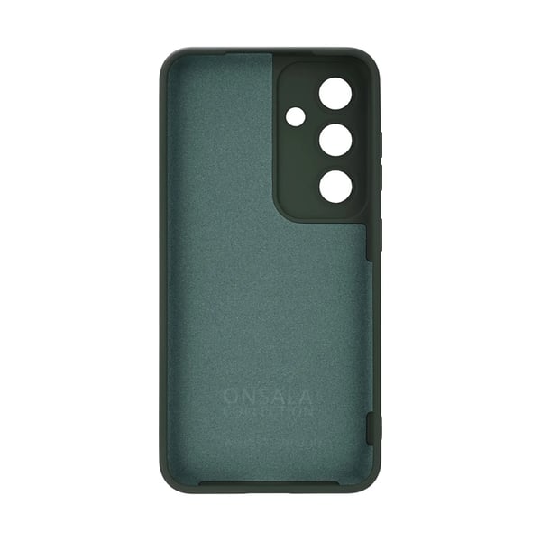 Onsala Mobilskal till Galaxy S25 Silikonkänsla Återvunnen - Olivgrön