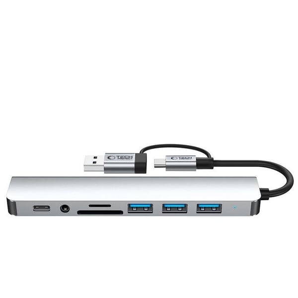 Tech-Protect HB06 9in1 Hub Adapter - Space Grå